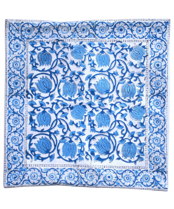 Blue Lotus Cushion Cover - Image 2