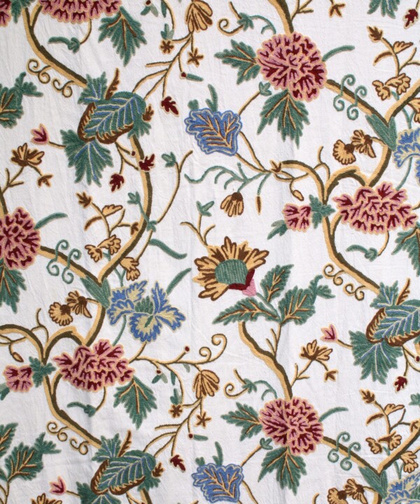 Kashmir Peony Crewel Curtain