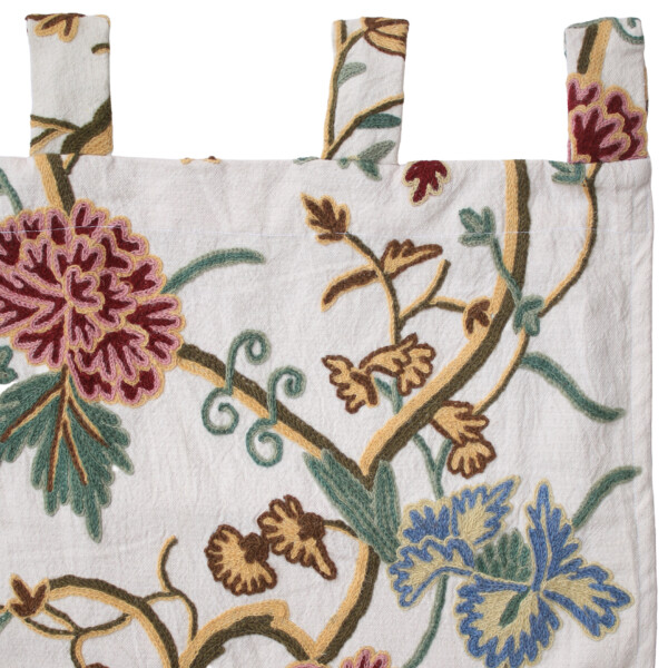 Kashmir Peony Crewel Curtain - Image 2