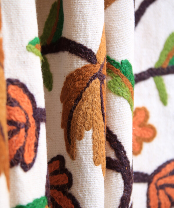 Norfolk Chenar Crewel Curtain - Image 4