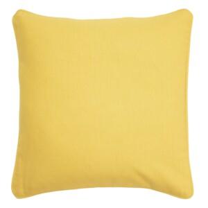 Plain Bright Yellow Cushion Cover