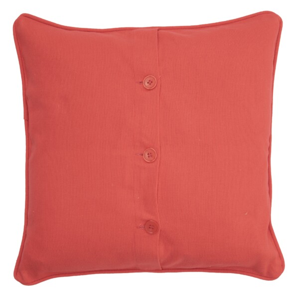 Plain Red Cushion Cover - Image 2
