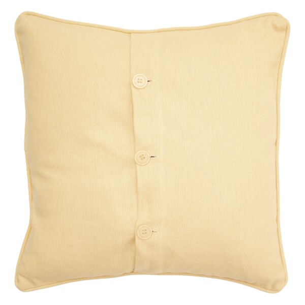 Plain Yellow Cushion Cover - Image 2