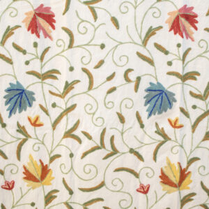 Flowers of Jamul Crewel Curtain