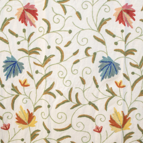 Flowers of Jamul Crewel Curtain