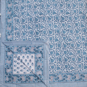 Blue Lotus Duvet Cover