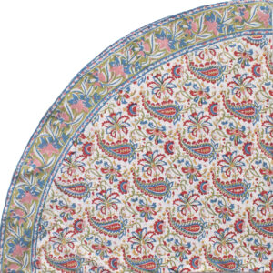 Kashmir Flower Round Tablecloth