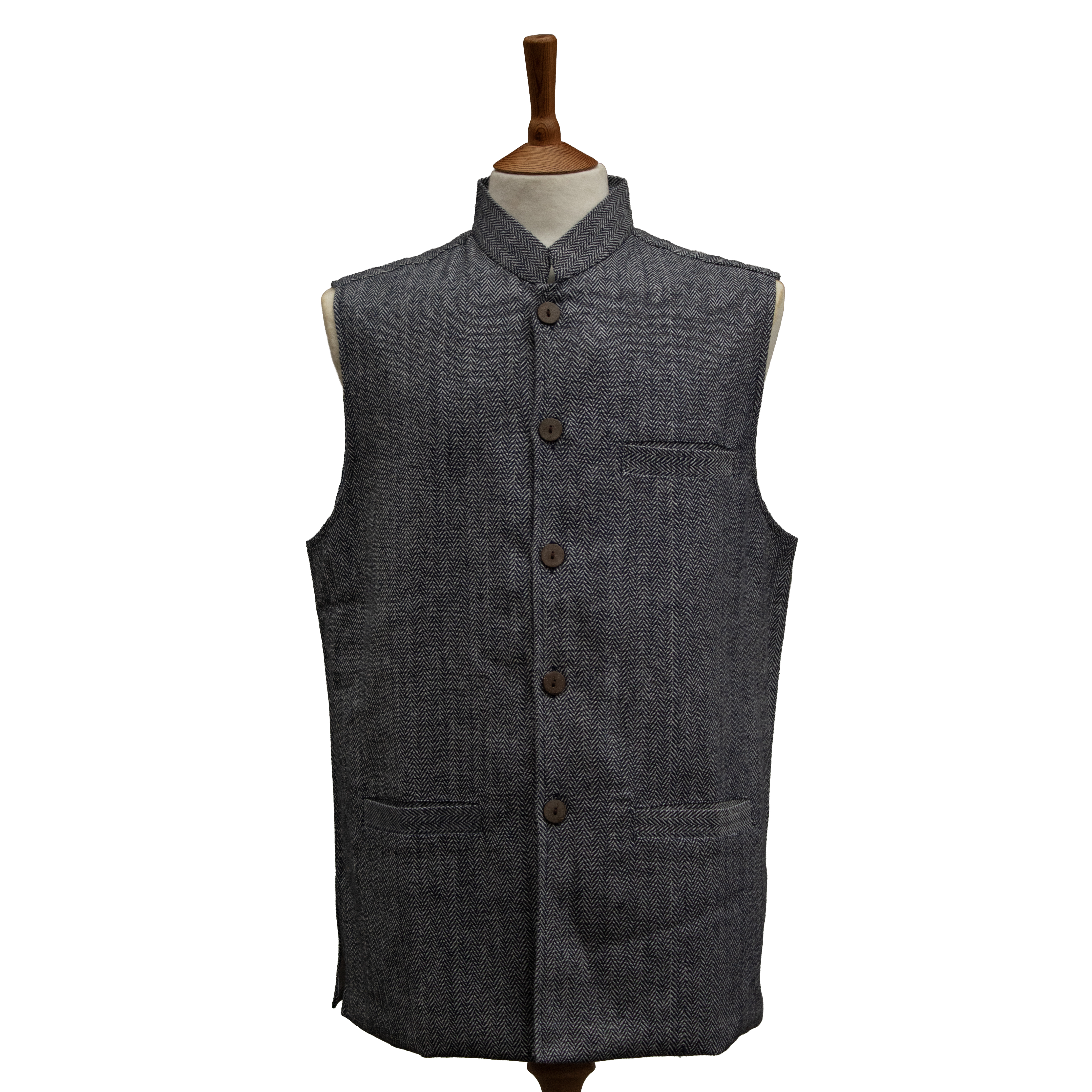 Blue Single Sided Gilet