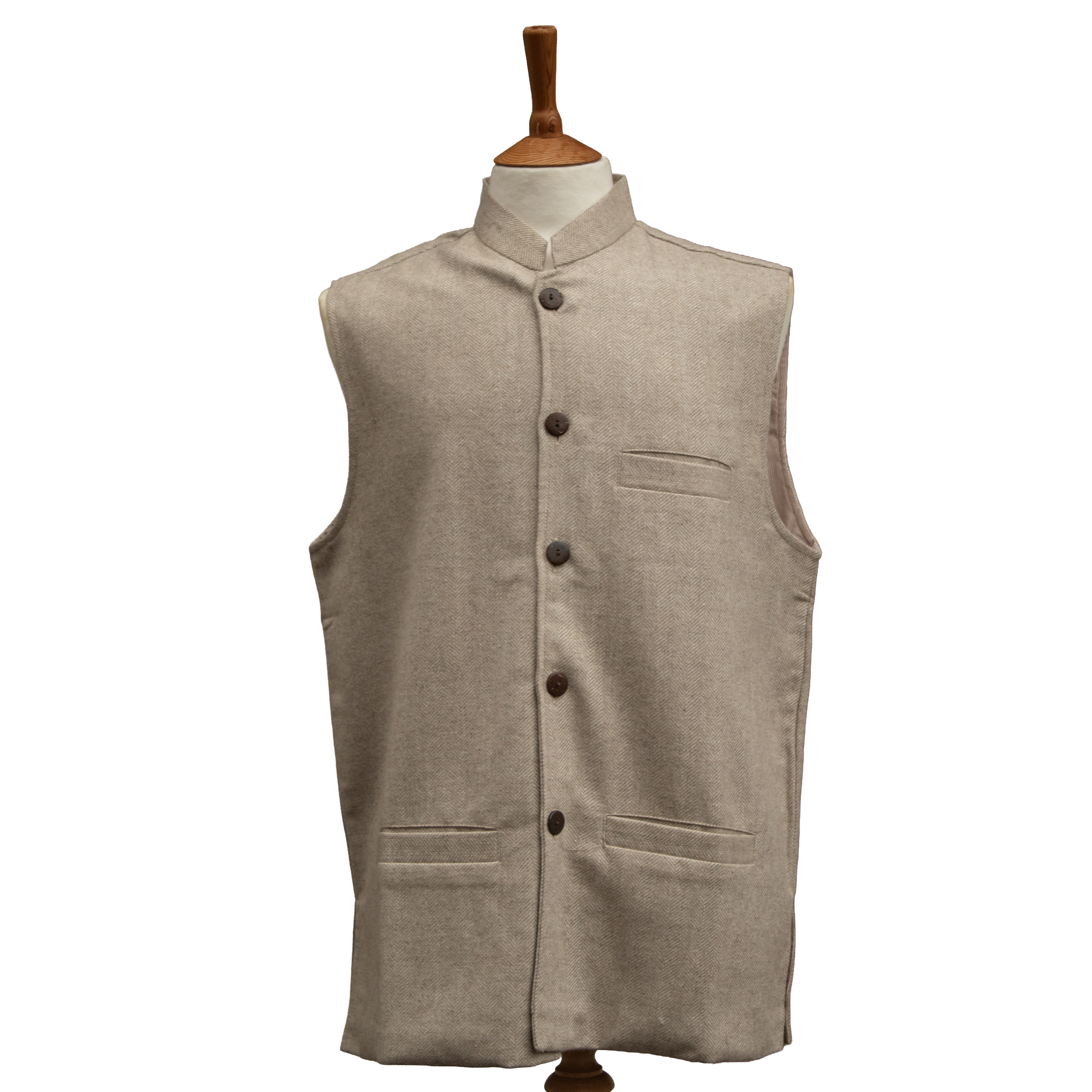 Cream Single Sided Gilet